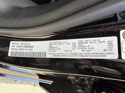 2022 RAM 1500 Laramie Crew Cab 4x4 5'7" Box