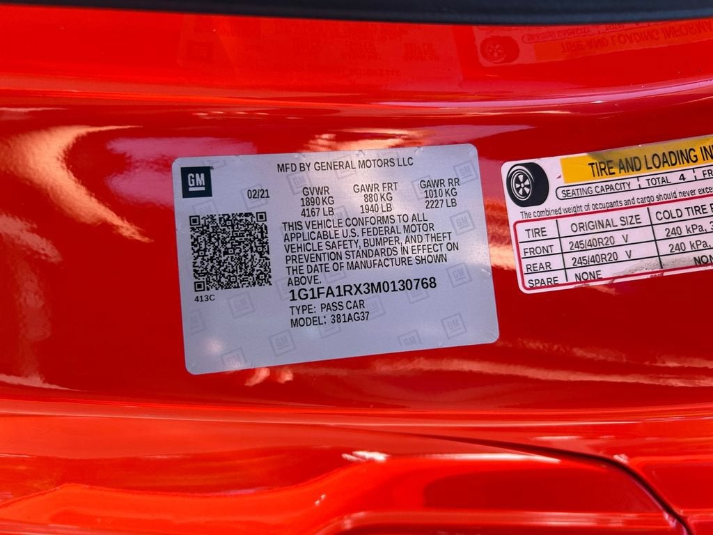 2021 Chevrolet Camaro 1LT