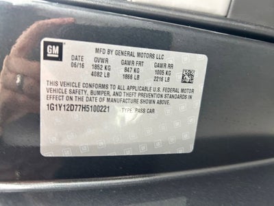 2017 Chevrolet Corvette Grand Sport Grand Sport 3LT