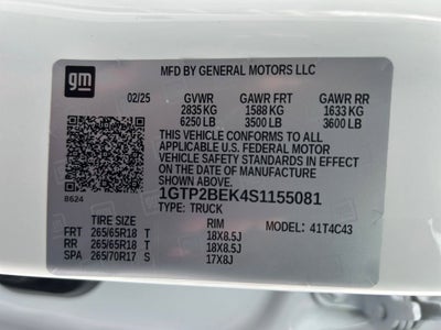 2025 GMC Canyon Elevation