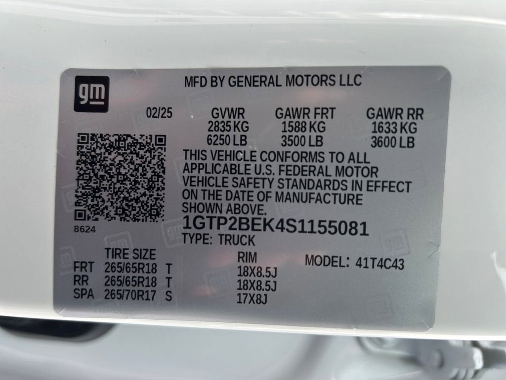 2025 GMC Canyon Elevation