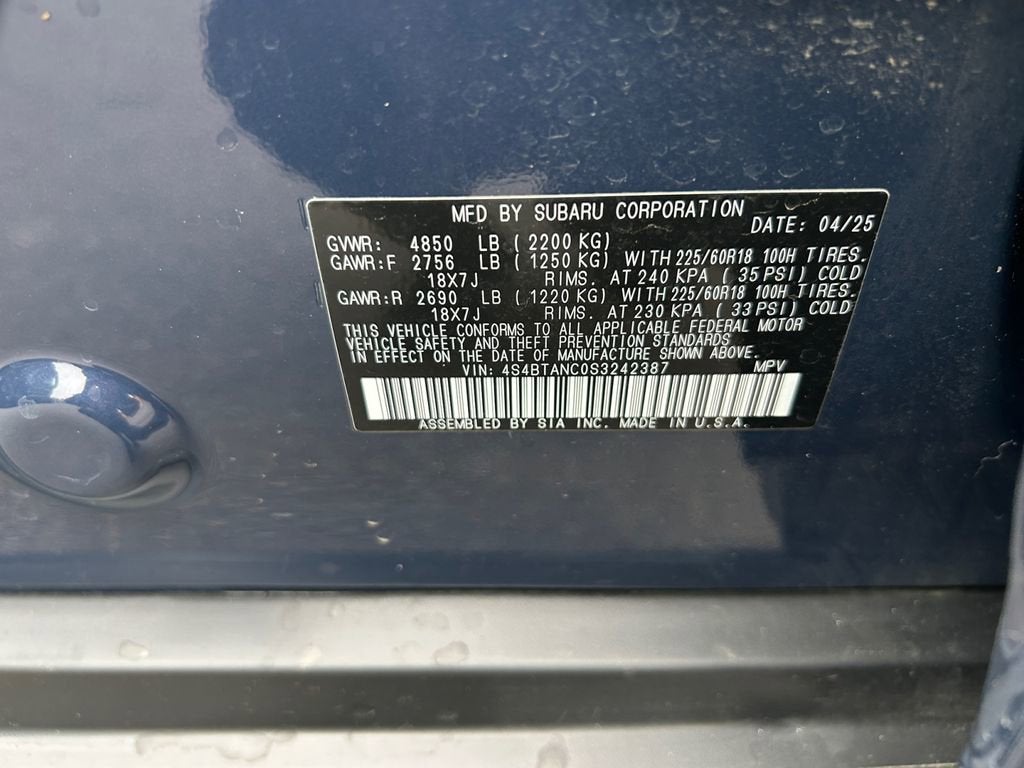 2025 Subaru Outback Limited