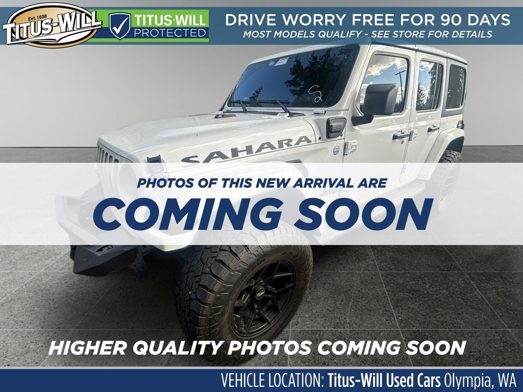 Used 2023 Jeep Wrangler 4xe Sahara 4XE with VIN 1C4JJXP69PW683666 for sale in Olympia, WA