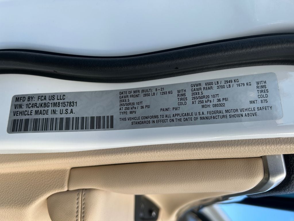 2021 Jeep Grand Cherokee L Limited