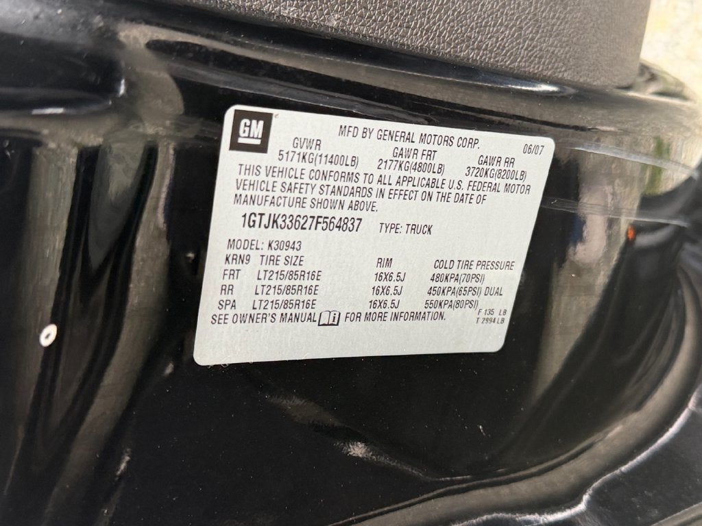 2007 GMC Sierra 3500HD SLT DRW