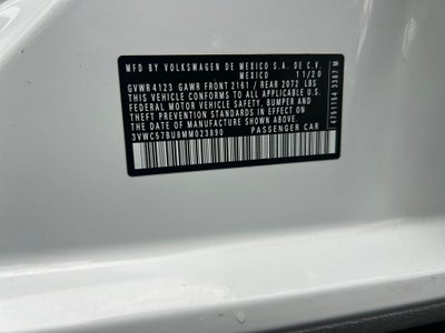 2021 Volkswagen Jetta 1.4T S