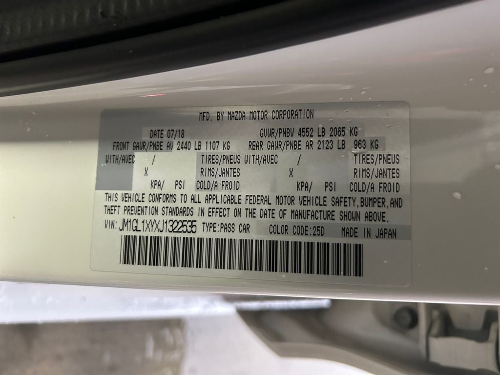 2018 Mazda Mazda6 Signature