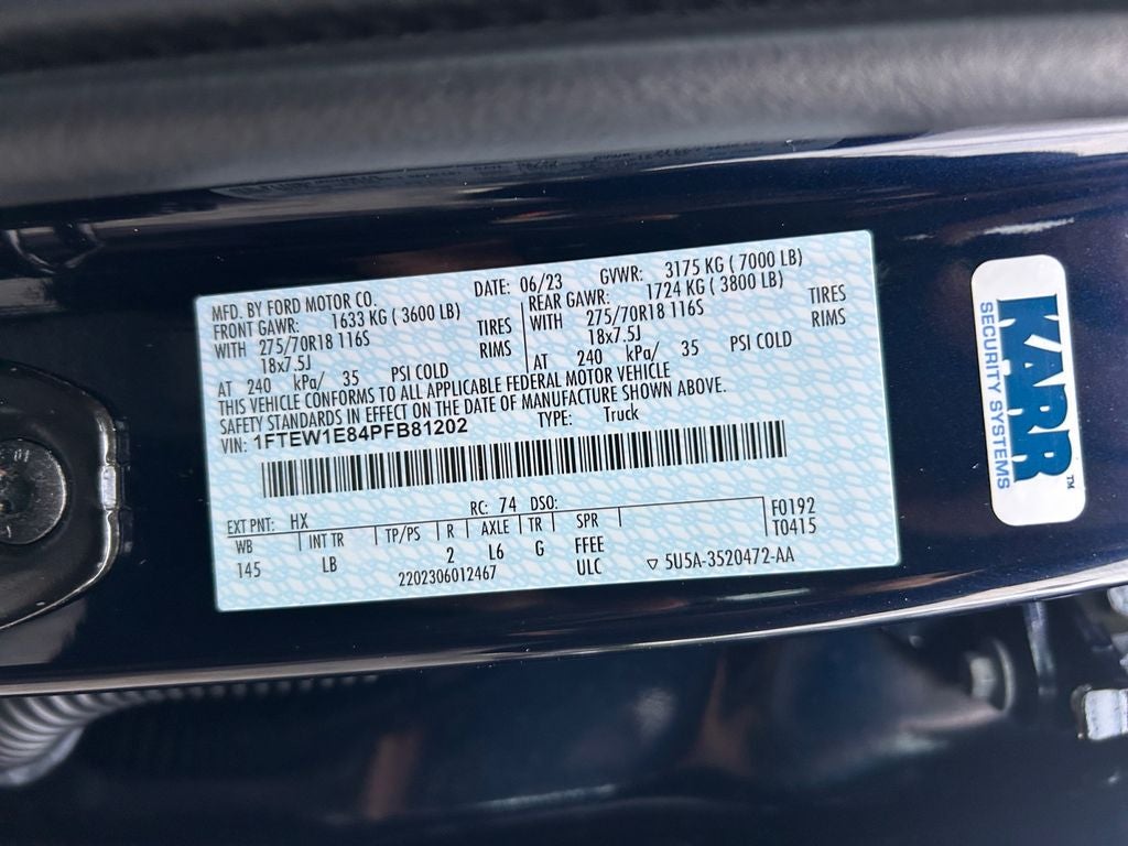 2023 Ford F-150 Tremor