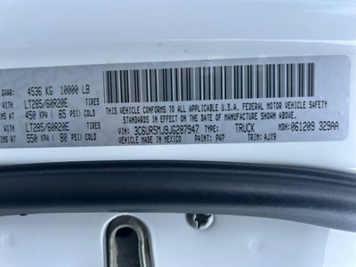 2018 RAM 2500 Big Horn