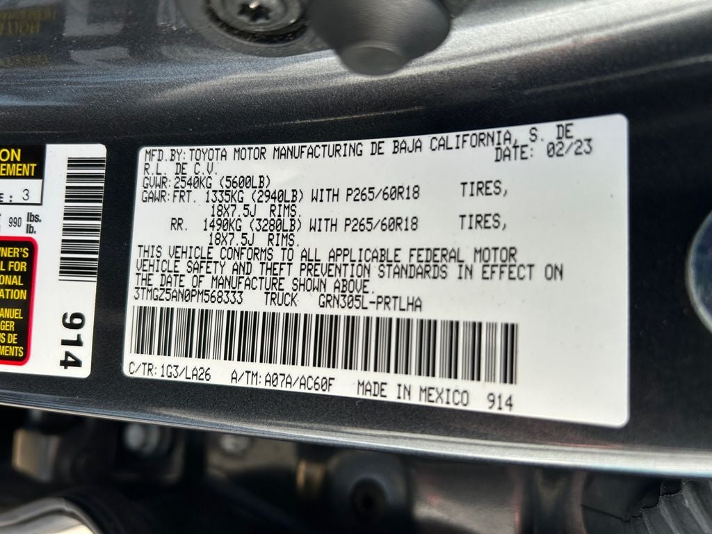 2023 Toyota Tacoma V6