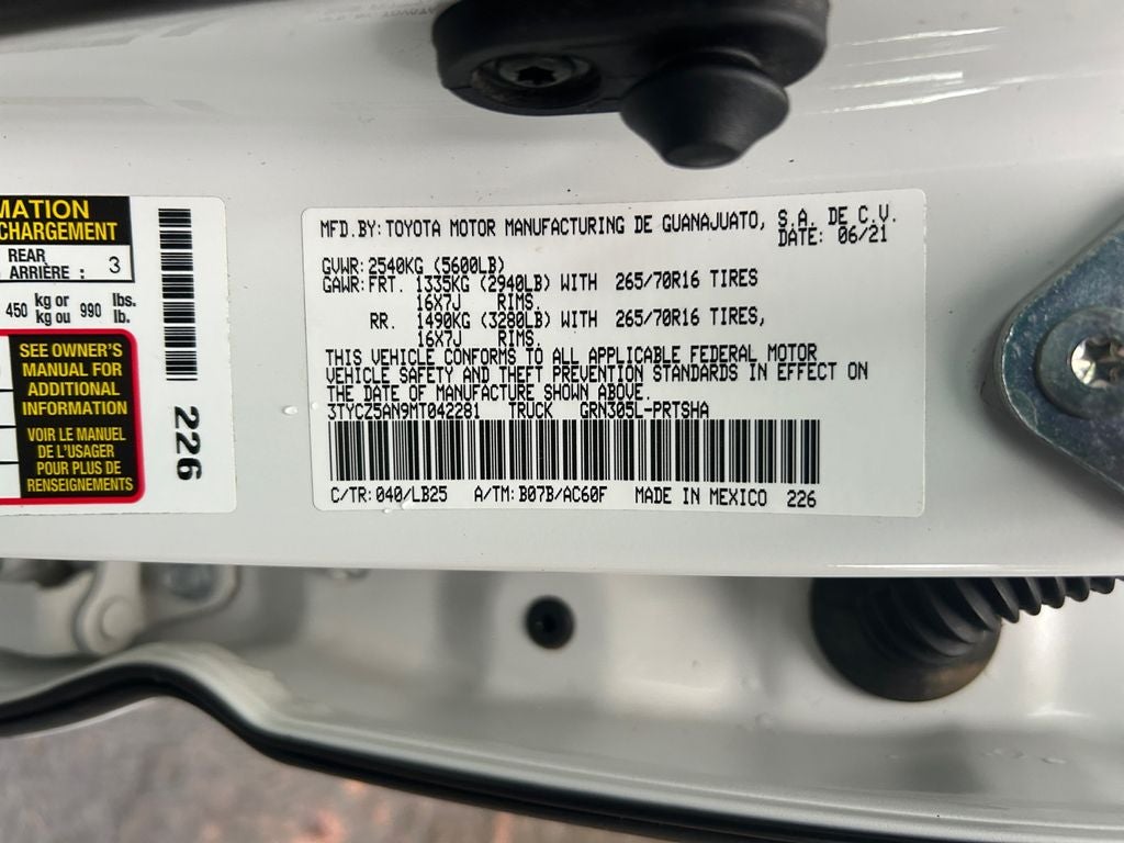 2021 Toyota Tacoma TRD Pro V6