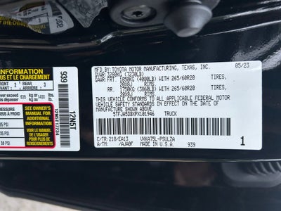 2023 Toyota Tundra Limited