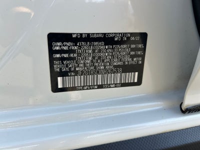 2022 Subaru Crosstrek Sport