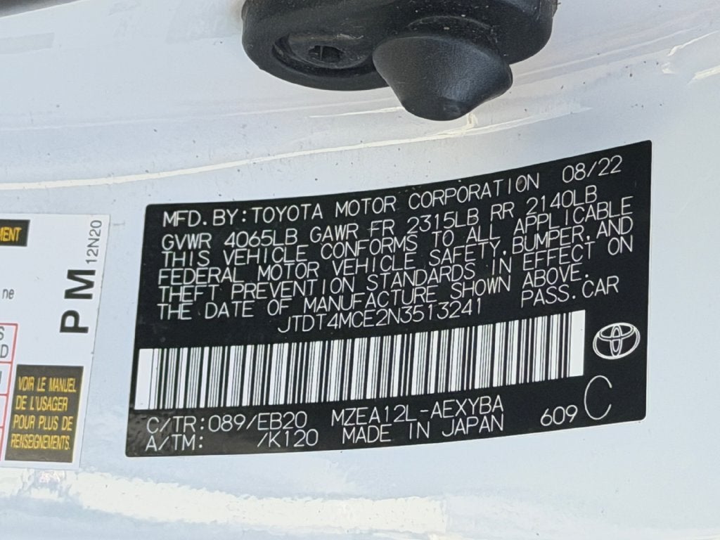 2022 Toyota Corolla XSE