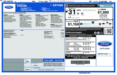 2018 Ford Focus SE