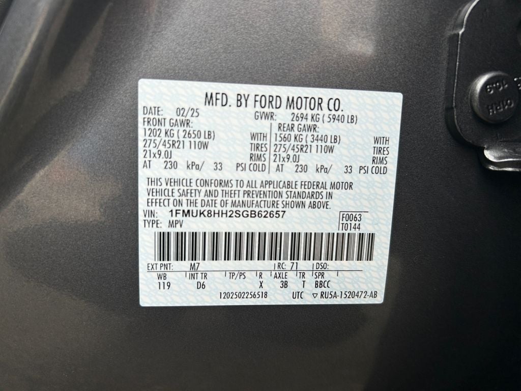 2025 Ford Explorer Platinum