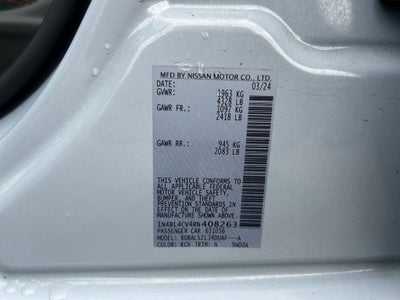 2024 Nissan Altima 2.5 SR