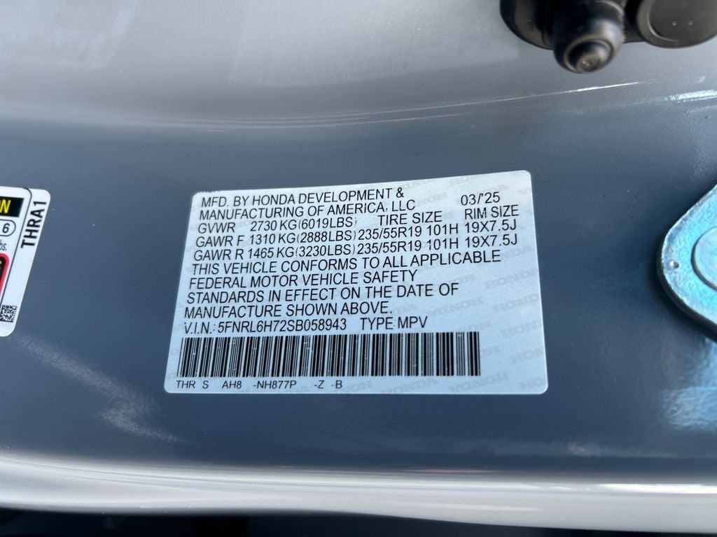 2025 Honda Odyssey Sport-L