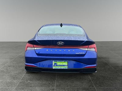 2023 Hyundai Elantra Hybrid Blue