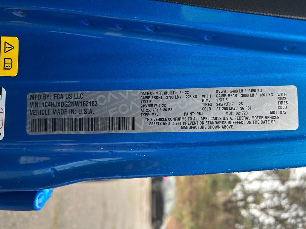 2022 Jeep Wrangler Unlimited Sport S