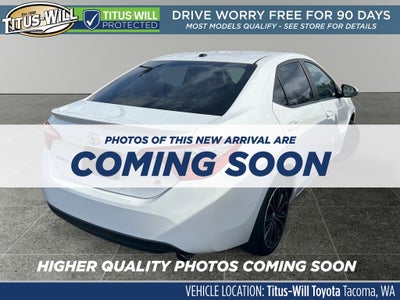2016 Toyota COROLLA S Premium