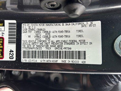 2023 Toyota TACOMA SR5 SR5 V6