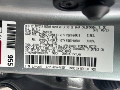 2023 Toyota TACOMA LIMITED Limited V6