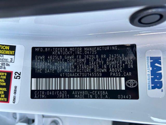 2025 Toyota CAMRY SE