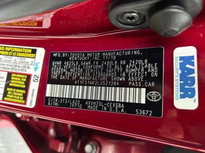 2020 Toyota CAMRY HYBRID XLE