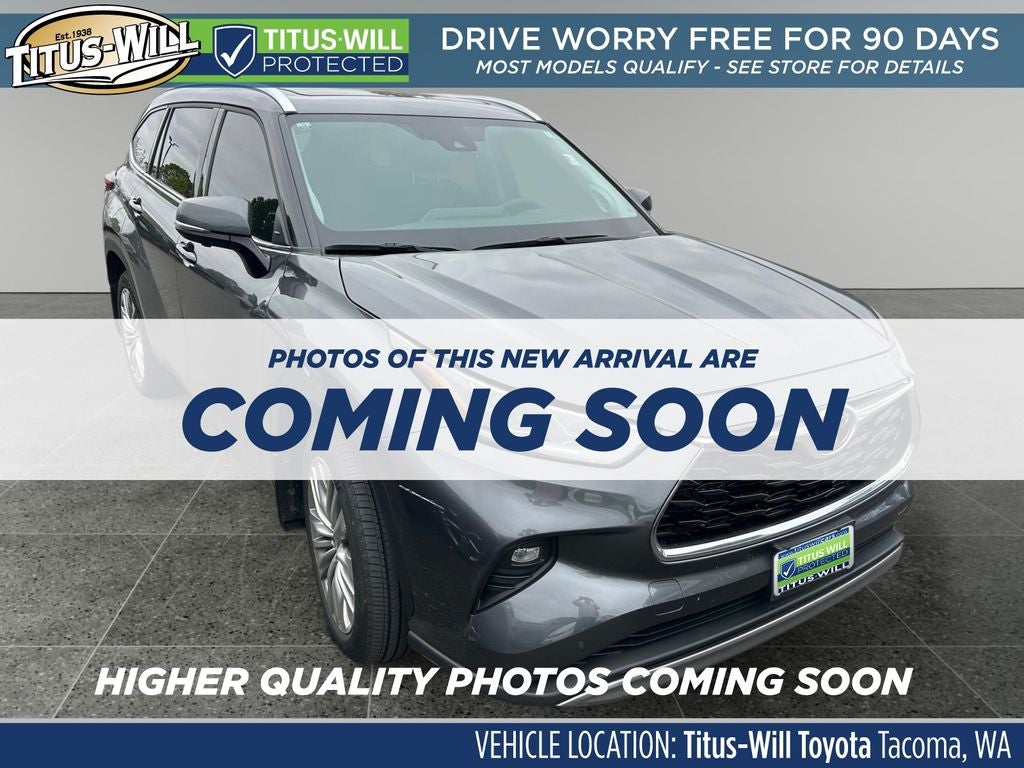 2023 Toyota Highlander Platinum 1 OWNER