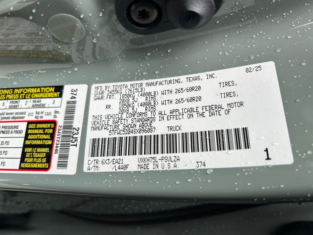 2025 Toyota TUNDRA HV 4X4 Limited