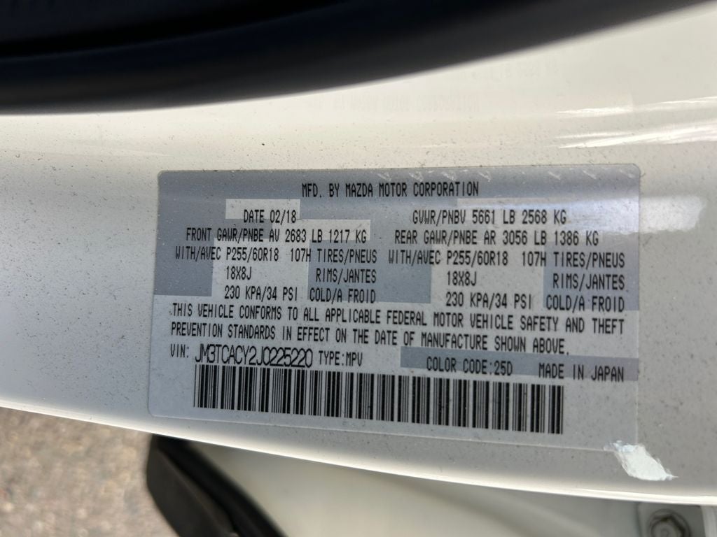 2018 Mazda Mazda CX-9 Touring