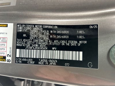 2025 Toyota Land Cruiser PREMIUM