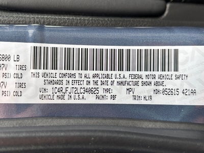 2020 Jeep Grand Cherokee Summit