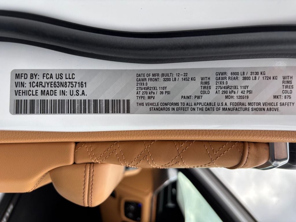 2022 Jeep Grand Cherokee Summit Reserve 4xe