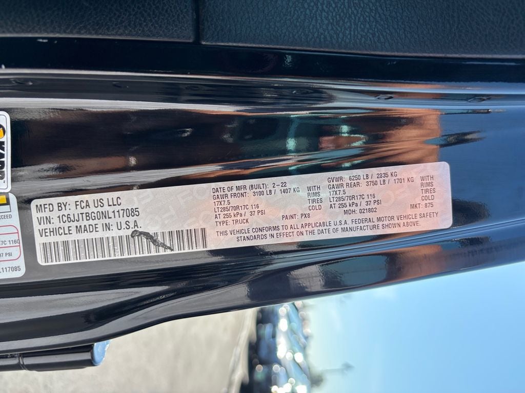 2022 Jeep Gladiator Rubicon Lifted