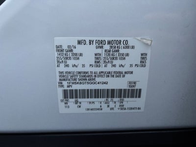 2016 Ford Explorer Sport