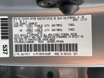 2020 Toyota Tacoma TRD Off-Road V6