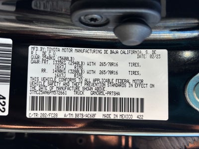 2023 Toyota Tacoma Trail Edition